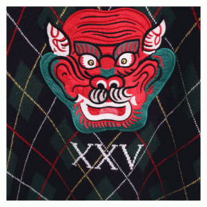 Ζεστό Δράκος Πρόσωπο Patchworks Χειμερινό Πάχος Computer Πλεκτά Πουλόβερ Πουλόβερ