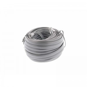 RJ12 6 Καλώδιο αγωγού με διασταυρούμενο καλώδιο