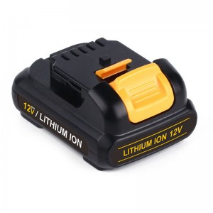 Li-ion 1500mAh 12V μπαταρία μπαταρίας τρυπάνι για Dewalt DCB120, DCB121