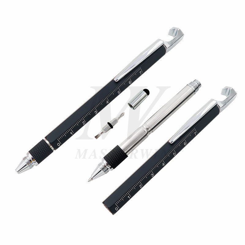 6 σε 1 στυλό πολλαπλών λειτουργιών με στυλό / χάρακα / φορητό τηλέφωνο / ανοιχτήρι / κατσαβίδι BP19-003