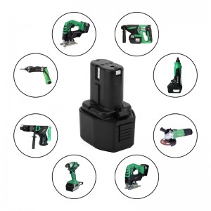 EB7B, EB7G, EB7M Ni-Cd 2000mAh 7.2V μπαταρίες αντικατάστασης για Hitach ασύρματο τρυπάνι