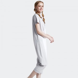 Γυναικεία κέντημα βαμβάκι-σπάντεξ μονή Τζέρσεϋ Onesie