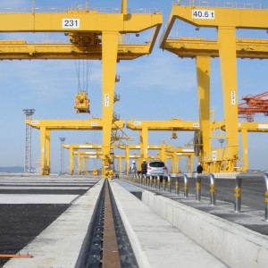 U-σχήμα διπλού δοκού γερανός γερανός