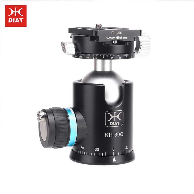 DIAT CM324A KH30Q επαγγελματικό καθαρό τρίποδο κάμερας από οπτικές ίνες άνθρακα αφαιρούμενο εύκαμπτο μονόποδο