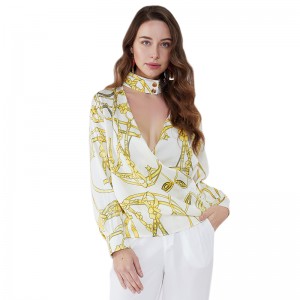 Κορυφαίες 100 πωλητές Stand κολλάρο διάσπαση Κομψή γυναίκα σέξι κορυφές