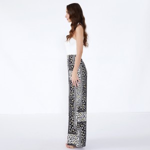 Γυναικεία Παντελόνια Ριγέ Spot Μοντέρνα Casual Custom Palazzo Παντελόνια