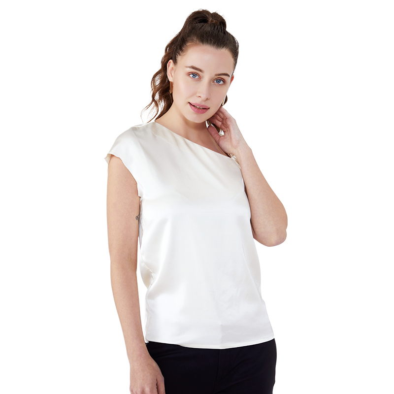 Κοντό Μανίκι Βασική Καλοκαιρινή Άνοιξη Νέο Σχέδιο Κανονική Λευκή Μπλούζα Γυναικών