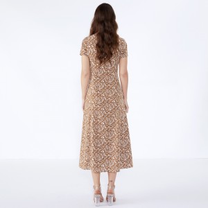 Αφρικανική Kitenge Σχέδια Vestidos De Fiesta Γυναίκες Lady Κομψά Casual Φορέματα JCGJ190315074