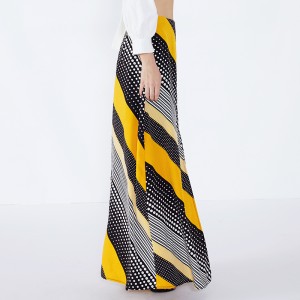 Το Wave Point περιβάλλει τον Ινδικό σχεδιαστή μόδας Lehenga Chiffon Maxi Long Skirt