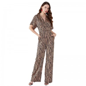 Party Nordic Way Ενηλίκων υψηλής ποιότητας Tiger Stripe Jumpsuit JCGJ190315073