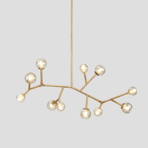 Απλή προσωπικότητα γυαλί σαλόνι σαλόνι τραπεζαρία Hotel πολυέλαιος Km2149