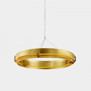 Σκανδιναβική σύγχρονη μινιμαλιστική κυκλική σχεδίαση Αρχική σελίδα Hotel LED πολυέλαιος Km2141