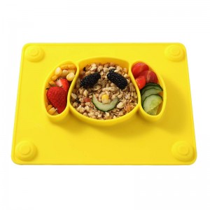 Αντιολισθητικό Αδιάβροχο BPA Δωρεάν πιάτα μωρών για μωρά