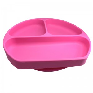 Ζεστό προϊόν Ανοξείδωτη βεντούζα πλάκες μωρού σιλικόνης Baby Baby Placemat