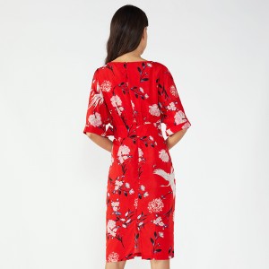 Τελευταίες Μοτίβα Κυρίες Custom One Piece Γυναίκα Καλοκαίρι Knit Φόρεμα