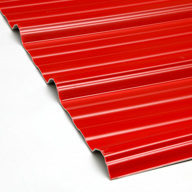 T920 Κόκκινο APVC UPVC Φύλλο οροφής Κυματοειδές αντιδιαβρωτικό πλαστικό φύλλο οροφής