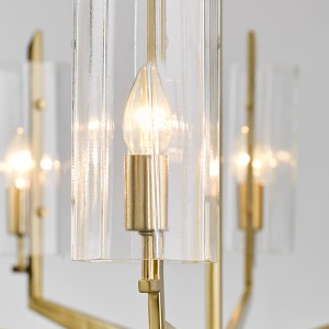 Μοντέρνο πολυτελές ατμοσφαιρικό πολυέλαιος από σίδηρο Nordic Metal Km2132