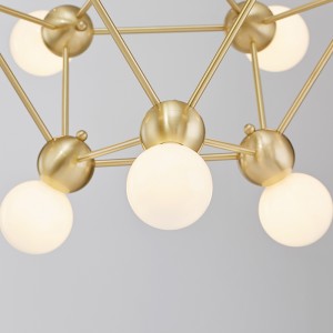 Νέο γυαλί απλό τέχνης μόδας πολυτέλειας μόδας πολυέλαιος Km2134