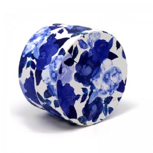 Προσαρμοσμένο λογότυπο χειροποίητο πολυτελές στρογγυλό κερί δώρου συσκευασίας