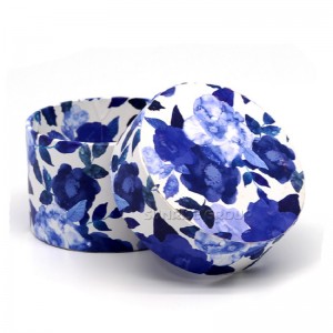 Προσαρμοσμένο λογότυπο χειροποίητο πολυτελές στρογγυλό κερί δώρου συσκευασίας