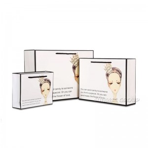 Έθιμο λογότυπο τυπωμένο με λαβές χονδρικής τσάντα χαρτί