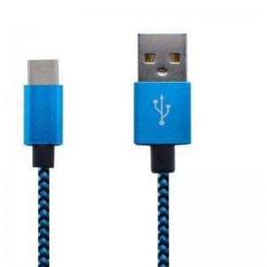 Καλώδιο δεδομένων τύπου C-USB σε νάιλον