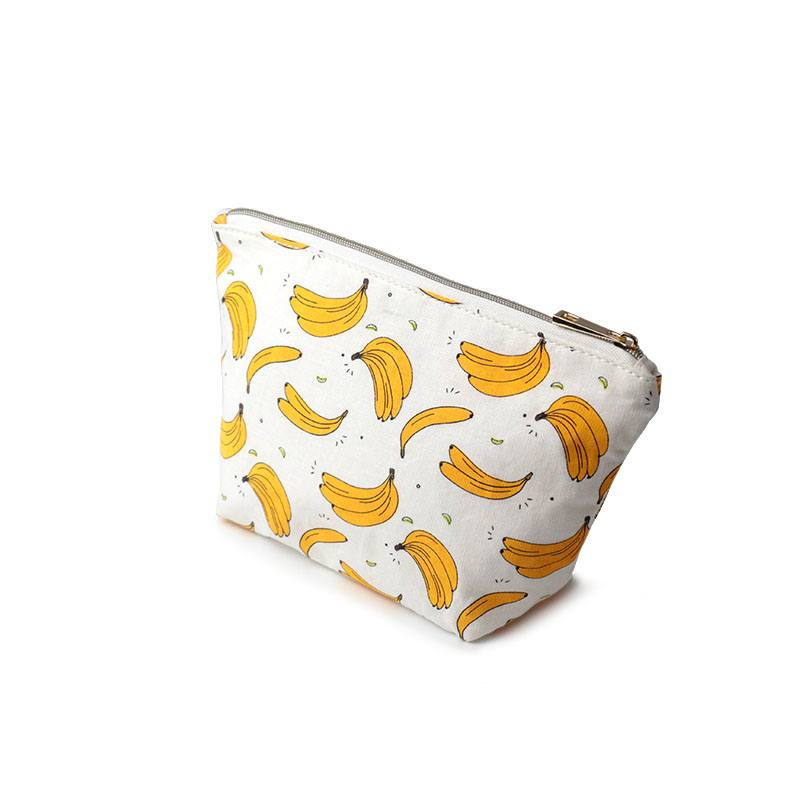 Twill 100% τσάντα καλλυντικών ινών μπανάνας