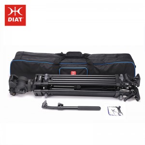 DIAT A223MKS30 Τρισδιάστατο τρίποδο υδραυλικής κεφαλής Σταθερό σταθερό τρίποδο φωτογραφικής μηχανής Βάση βιντεοσκόπησης βίντεο