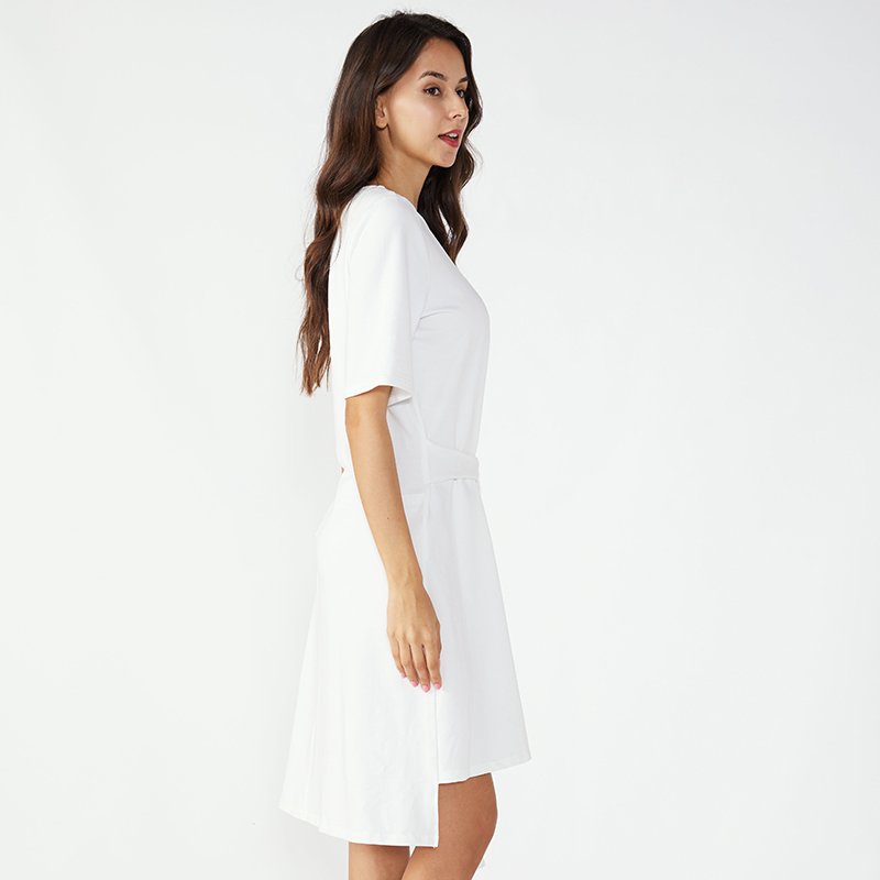 Μίνι Λευκό Καφτάν Vintage Φορεσιά Μητρότητας Casual Γυναίκες