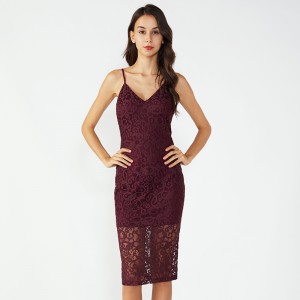 Δερμάτινη κορδέλα Balochi Γυναικεία νυχτικά σέξι διαφανή φόρεμα