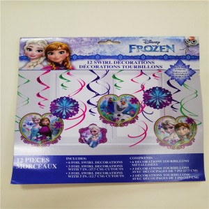 Φύλλα στροβιλισμού διακόσμηση κόμματος μπαλόνι κρεμαστή