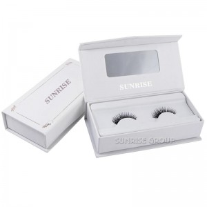 Βιβλίο προσαρμοσμένου χαρτονιού σε σχήμα μαγνητικής συσκευασίας δώρου συσκευασίας βλεφαρίδων