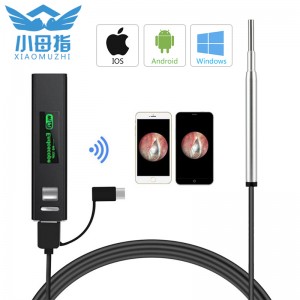 3 σε 1 Wifi Endoscope Spoon Ear