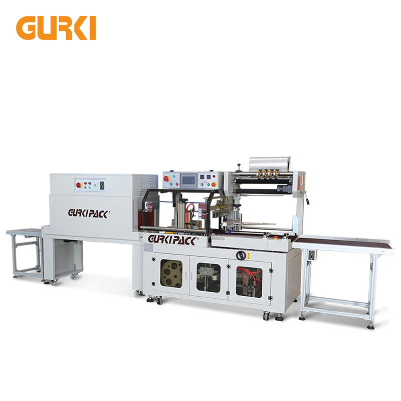 Πλήρως αυτόματη μηχανή περιτυλίγματος πλευρικής σφράγισης GURKI GPL-5545C + GPS-5030
