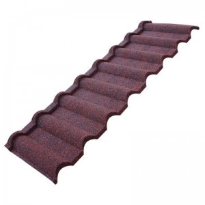 έγχρωμη πέτρινη κεραμοσκεπή