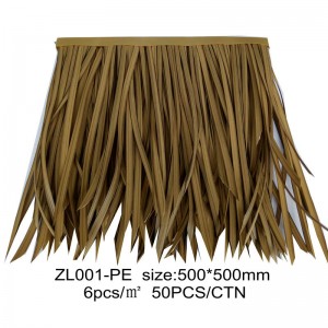 PVC / PE / PA Τεχνητό συνθετικό ταψί tiki bar thatch κεραμίδι πλαστικό απομιμήσεις thatch στέγη προσομοιωμένη άχυρο