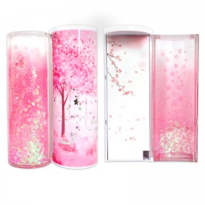 Κινεζική καινοτόμο χαρτοπετσέτα Sakura Quicksand Pencil Case