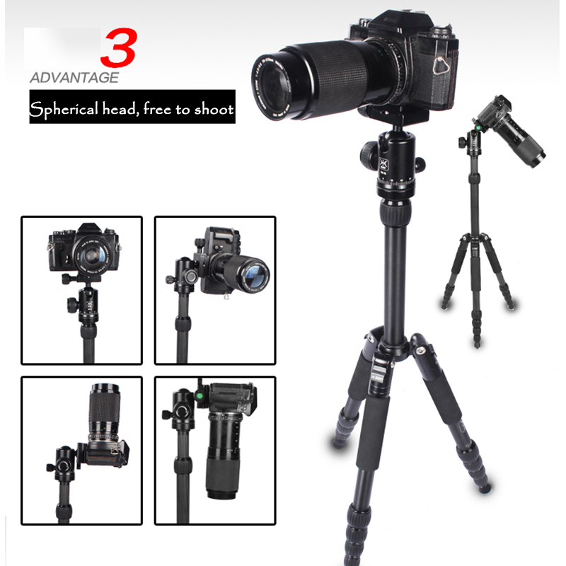 DIAT AM225A + KH10 Επαγγελματική βιντεοκάμερα τρίποδα εξωτερικού φωτός Βάρος αλουμινίου κράμα μαγνησίου τρίποδο κάμερα