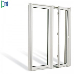 Παράθυρα από αλουμίνιο κουφώματα παραθύρων swing παράθυρα με επικάλυψη σε σκόνη τελειωμένο μονό ro διπλά τζάμια
