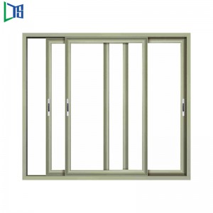 Διπλά τζαμαρισμένα παράθυρα Αυστραλία Πρότυπο As2047 Εγκεκριμένο παράθυρο από αλουμίνιο Συρόμενα παράθυρα Σίδερο παράθυρο Σχεδια...