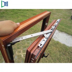 Επάνω πρότυπο διπλού υαλοπίνακα Σχεδίαση ανοίγματος Αλουμινίου κλίση και στροφή των Windows για Modular σπίτι