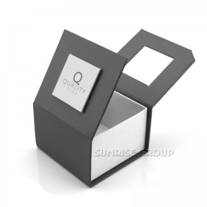 Sunrise Γκρι Χρώμα 1000g Γκρι Διοικητικό Συμβούλιο Μικρή συσκευασία κοσμήματος κουτί με λογότυπο