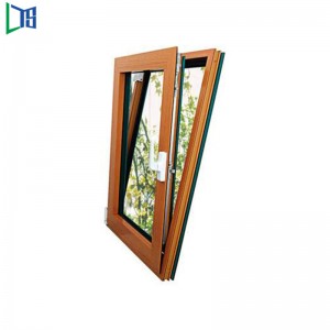 Αλουμινίου Tilt και Turn Windows με 2019 Νέα Σχεδιασμένα με χάλυβα και ανοδιωμένα τελειώσει