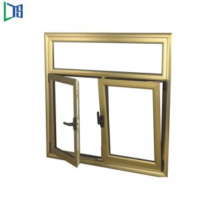 Νέο στυλ Foshan Κατασκευαστής Προσαρμοσμένη αλουμινίου Tilt και περιστρέψτε το παράθυρο Θερμική διάλειμμα Θέρμανση Μονωτικά παράθυρ...