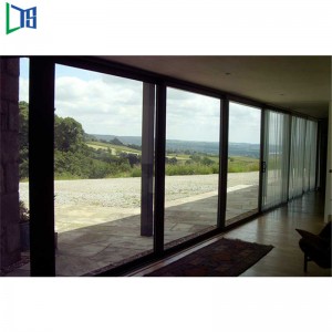 Αλουμινένια συρόμενη πόρτα Starcker πόρτα με διπλό τζάμι As2047 Πρότυπο για Resdentrail ή εμπορική Grade House