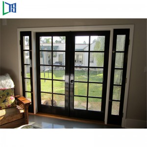 Αλουμινίου γυαλί Swing πόρτα σχεδίασης Μαλαισία αλουμινίου θωράκιση πόρτα Swing με διπλή υαλοπίνακα σκόνες ή ξύλινα σιτηρά τελικά