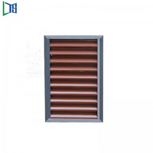 Γυαλί πλαισίου αλουμινίου Κινητά κουρτίνες Jalousie παράθυρο με γυαλισμένο γυαλί