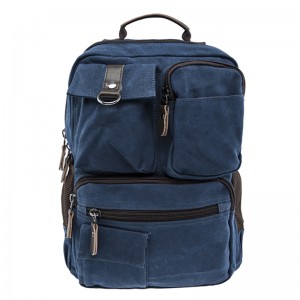 17SC-6570M Πολύχρωμα χρώματα 15 ετών εργοστάσιο φιλικά προς το περιβάλλον ανθεκτικά casual daypack άνδρες σακίδιο σατέν βαμβάκι καμβά