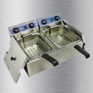 ηλεκτρική φριτέζα δύο δεξαμενές