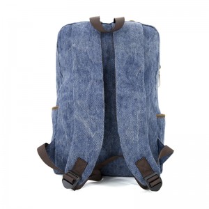 19SC-7910D Κίνα κορυφαία εργοστάσιο ανθεκτικό τρελό δέρμα άλογο δέρμα εκσκαφή ταξιδιού τσάντα σακίδιο καμβά